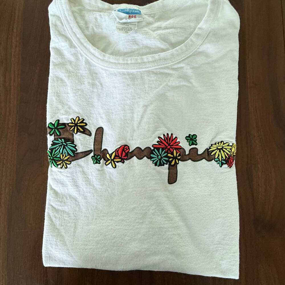 Champion Floral Script T-Shirt
